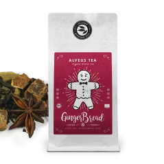 Alveus prémiová vánoční směs koření a černého čaje Gingerbread 100 g