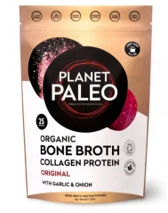 Planet Paleo Bio sušený čistý hovädzí vývar Pure Collagen Protein s cesnakom a cibuľou