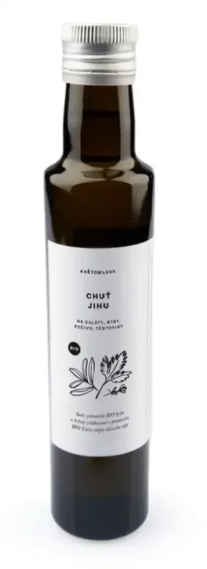 Kvetomluva Chuť Juhu bio olivový olej s bylinkami 250 ml