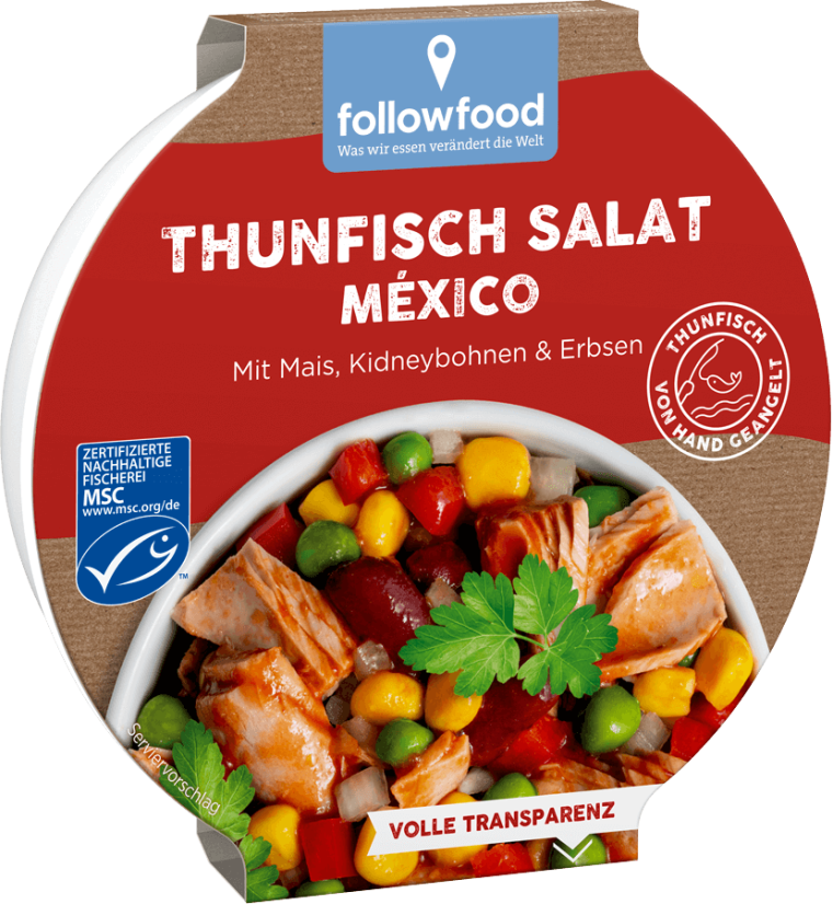 Followfood Tuňák na mexický způsob z udržitelného rybolovu 160g