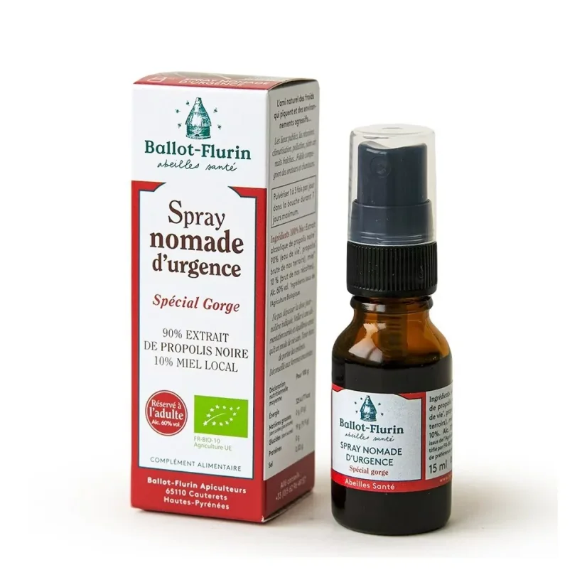 Ballot-Flurin Sprej do krku s čiernym propolisom 15 ml