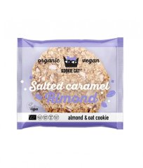 Kookie Cat Sušenka s mandlemi a slaným karamelem, bio, balení 50g