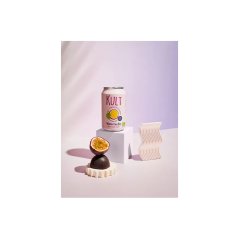 Kult Kefir Vodní kefír s příchutí chmelu a mučenky 330 ml