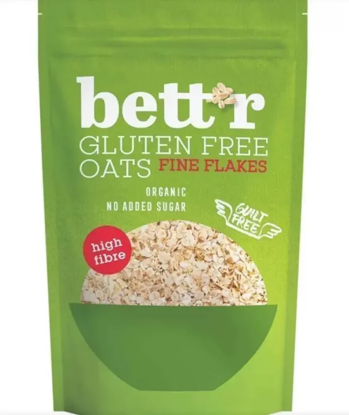 Bett'r bio bezlepkové jemné ovsené vločky 300 g