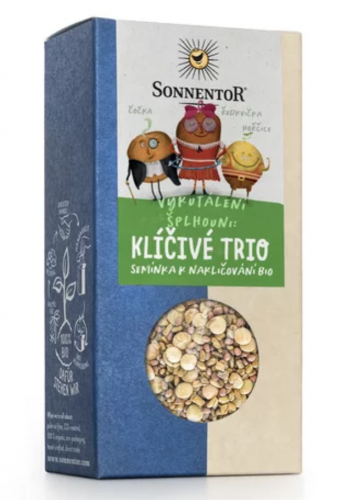 Sonnentor Bio semienka na naklíčovanie Klíčivé trio 120 g