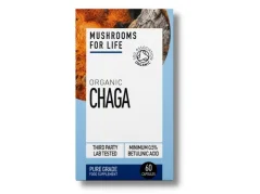 Mushrooms for Life Čaga (Rezavec šikmý) 60 kapsúl