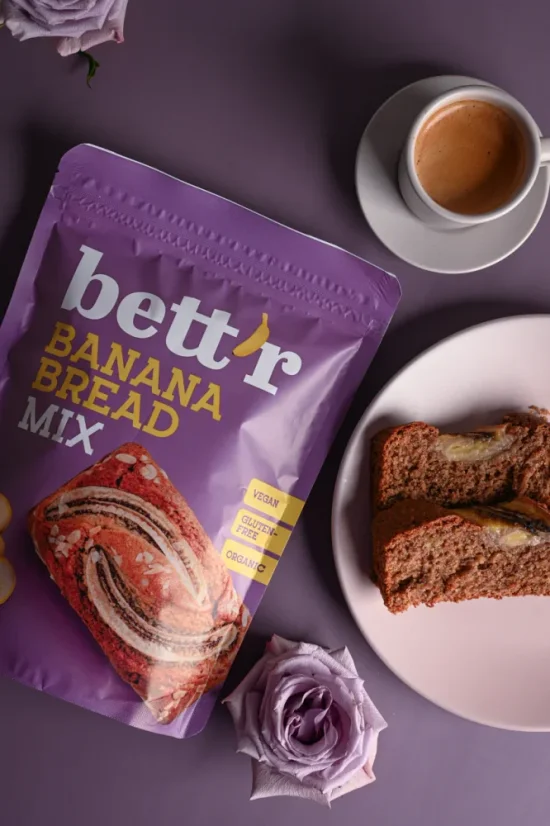 Bett'r Bio Banánový chlebíček bezlepková směs, 300g
