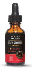 Wooden spoon Sérum na rast vlasov s čiernym korením 30 ml