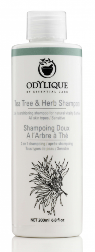 Odylique Čistící šampon proti lupům s kopřivou, přesličkou a tea tree olejem 200 ml
