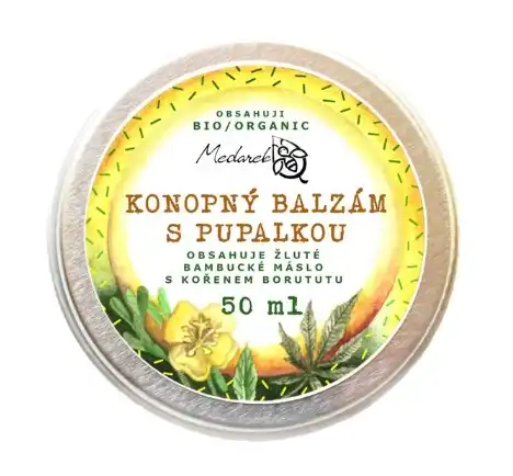 Medarek Konopný balzam s pupalkou