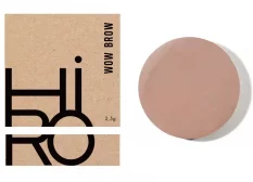 Hiro Cosmetics Přírodní tvarující vosk na obočí Wow Brow středně hnědá barva 2,5 g