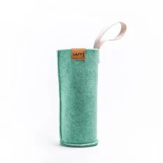 Carry plstěný eko obal na skleněnou láhev, barva Mint 0,7 l