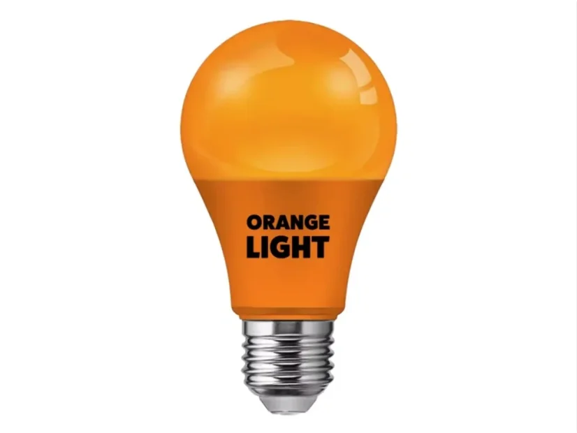 Biodynamická večerná oranžová LED žiarovka E27 9W