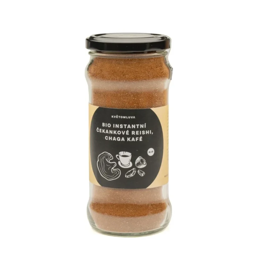 Květomluva Bio čekankové chaga a reishi kafé 115g