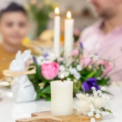 Tvoje svíčka Včelia svieca biela 6 cm