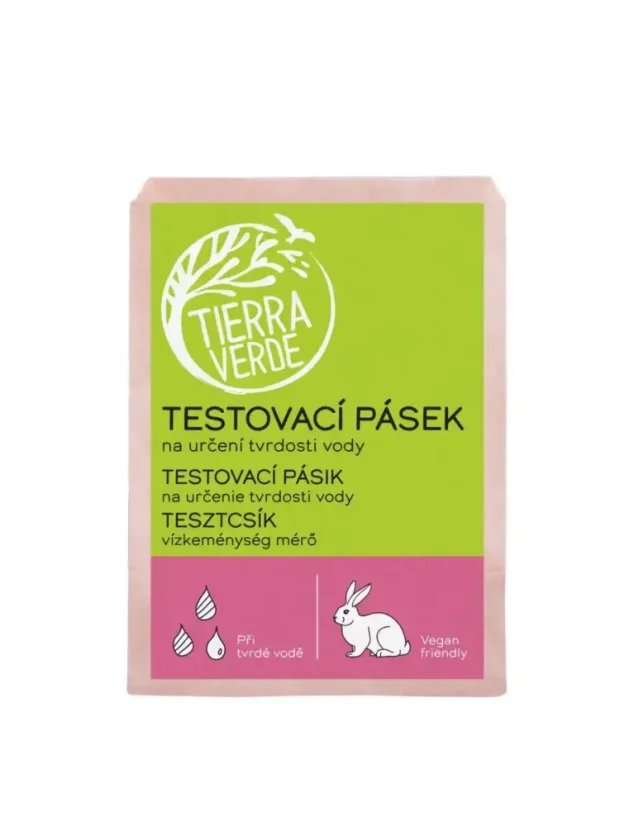 Tierra Verde Testovací pásek na určení tvrdosti vody Tierra Verde Testovací pásek na určení tvrdosti vody