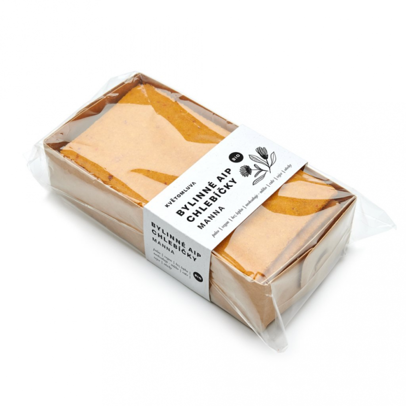 Květomluva AIP bio bylinkový chlebíček 100 g min.trv.08/2026