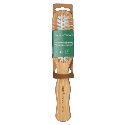 Bamboovement bambusový hřeben kartáč na vlasy oválný