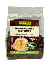 Rapunzel Bio Čokoládové kvapky horká čokoláda 100 g