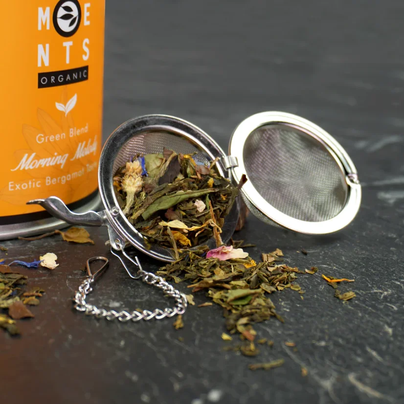 Alveus čajový filter, nerezové sitko okrúhle 5 cm priemer, s úchytkou