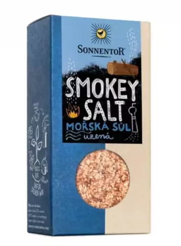 Sonnentor Bio mořská sůl uzená Smokey Salt 150 g