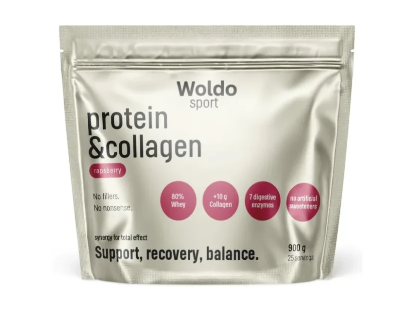 Woldo Health WPC Protein Malina 900 g