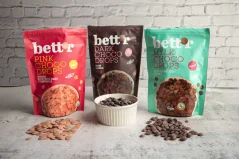 Bett´r bio čokoládové kôstky choco drops dark 66% kakaa 200 g
