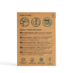 Georganics medzizubné kefky z bukového dreva 6 kusov ISO 3 (0.6mm)