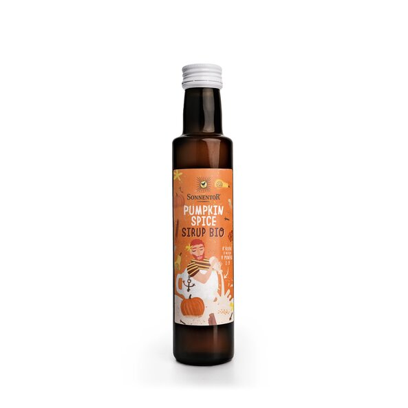 Sonnentor Pumpkin spice sirup nápojový koncentrát bio 250 ml min.trv.12/2026 Sonnentor Pumpkin spice sirup nápojový koncentrát bio 250 ml min.trv.12/2026