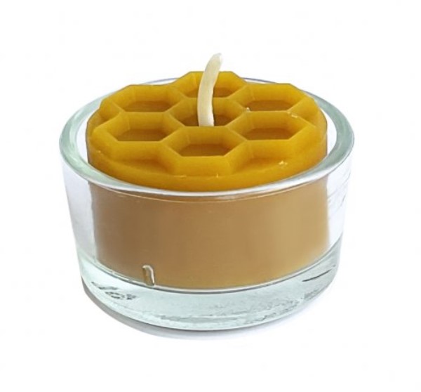 Tvoje Svíčka Čajová svíčka ze včelího vosku 1 ks bez obalu