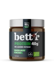 Bettr´s BIO proteinová pomazánka s lískovými oříšky a kakaem, bez přidaného cukru 250 g