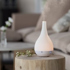Serene House difuzér Comet White Glass Ultrasonic Aroma Diffuser