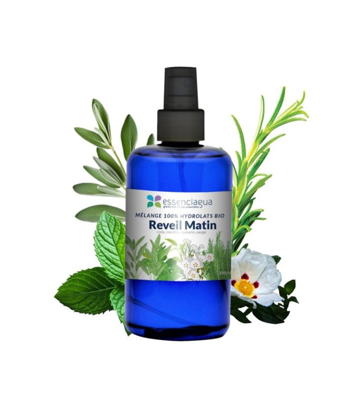 Essenciaqua bio Zmes hydrolátov Reveil  pre namáhanú pleť 250 ml
