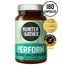 Hunter & Gather Grass Fed Jahňacia pečeň a srdce v kapsuliach 90 kapsúl