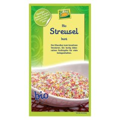 Biovita BIO barevné cukrové zdobení na dorty a muffiny 60 g