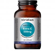 Viridian Extra vitamín C PureWay komplex 550 mg 150 kapslí