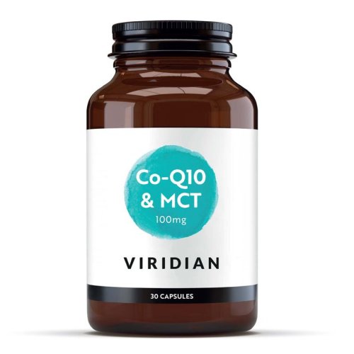 Viridian Koenzym Q10 100mg s MCT olejem 30 kapslí