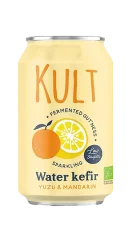 Kult Kefir Vodný kefír s príchuťou mandarinka a yuzu 330 ml
