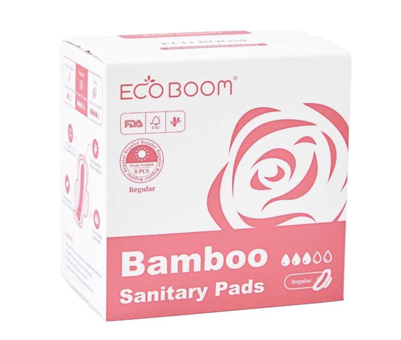 Ecoboom Bambusové hygienické vložky regular 8 ks
