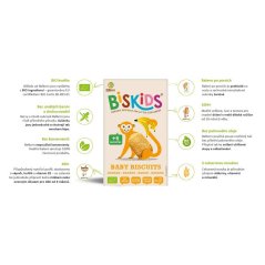 BISkids BIO sušenky banán 6M+ 120g
