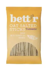 Bett´r Bio ovesné solené tyčinky Kurkuma 50 g