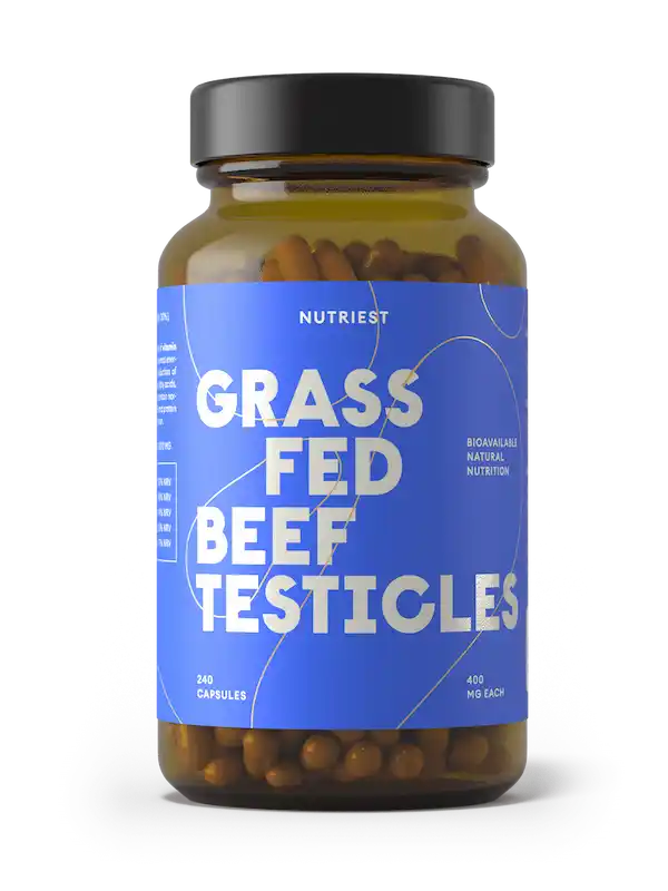 Nutriest Grass-fed lyofilizované bio býčie žľazy 240 kapsúl