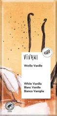 Vivani  Bio bílá čokoláda s vanilkou 80 g