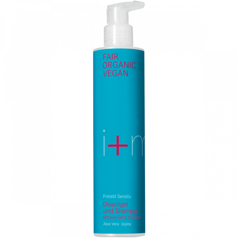 i+m Naturkosmetik Freistil sprchový gel a šampón pro citlivou pleť 250 ml