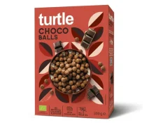 Turtle Čokoládové kuličky Bio celozrnné snídaňové cereálie 300 g