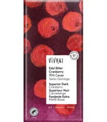 Vivani  Bio hořká čokoláda s brusnicemi 100 g