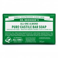 Dr. Bronner's tuhé mýdlo mandľa 140 g