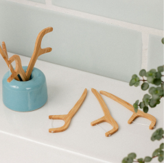 Hydrophil bambusové zubné nite 20 ks