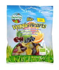 Oekovital bio veganská srdíčka bonbony 80 g