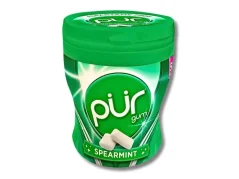 PÜR Žuvačky bez aspartámu Spearmint s xylitolom, bez cukru